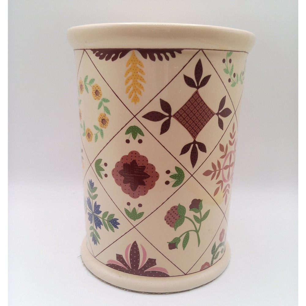 Museum of American Folk Art Quilt Style Candle Holder Cottagecore Whimsygoth
